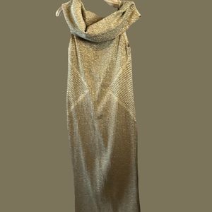 Green and Gold Lame Dresss